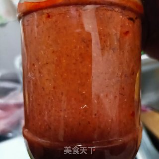 小葱鸡蛋炒对虾酱的做法步骤：1
