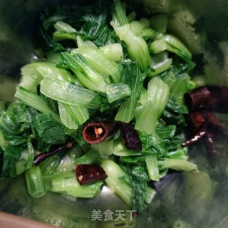 香辣鸡毛菜的做法步骤：11