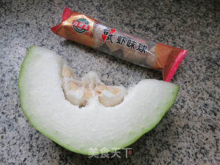 虾味球煮冬瓜的做法步骤：1
