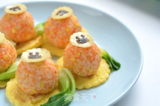 宝宝爱吃的胡萝卜饭团的做法步骤：16