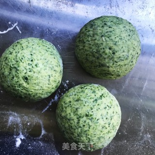 荠菜坨坨饼的做法步骤：7