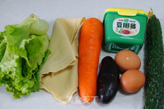 低脂蔬菜卷的做法步骤：1