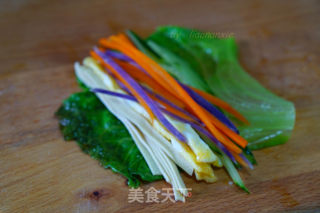 低脂蔬菜卷的做法步骤：8