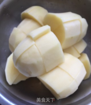 番茄土豆扇骨汤的做法步骤：4