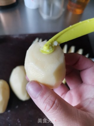 旋风薯塔 土豆串 黄金薯塔的做法步骤：3