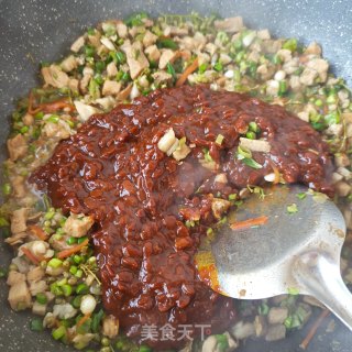藤椒蒜苔肉酱的做法步骤：22