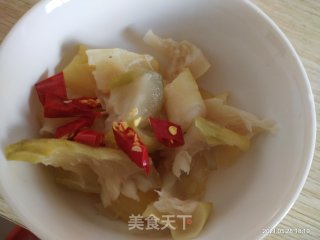 凉拌黄瓜皮的做法步骤：3