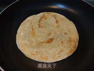 芒果酸奶芝士手抓饼的做法步骤：1