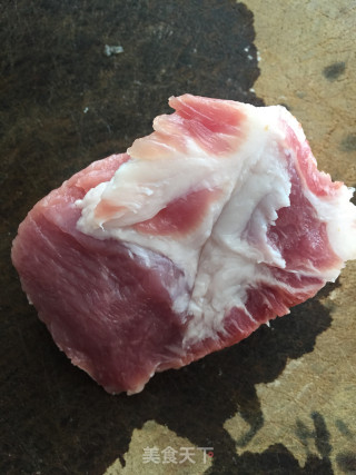 瘦肉炖山豆角干的做法步骤：4