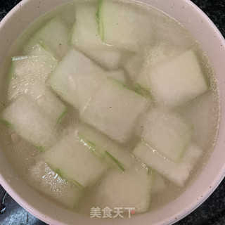 冬瓜滚车白汤的做法步骤：6