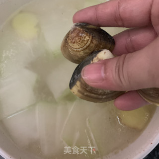 冬瓜滚车白汤的做法步骤：8