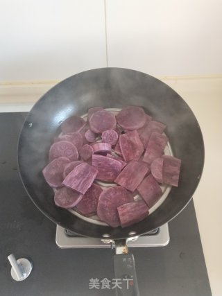 奶香全麦紫薯饼的做法步骤：1