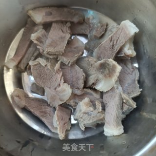 精肉拌马齿苋的做法步骤：9