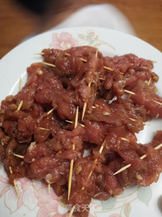 牙签肉的做法步骤：6