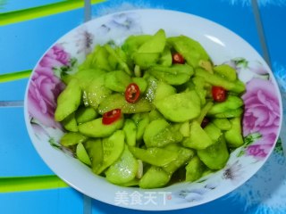 清炒黄瓜片的做法步骤：9