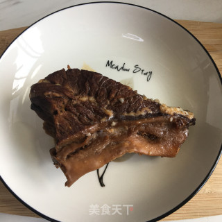 香菜拌牛肉的做法步骤：1