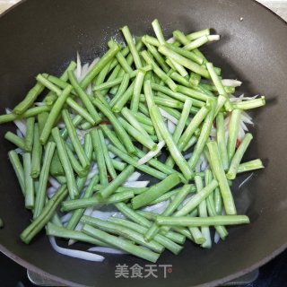 泡姜炒豆角的做法步骤：6