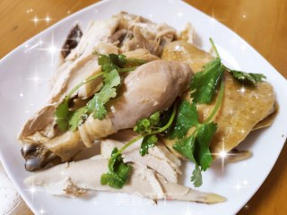 电饭锅盐焗鸡的做法步骤：7
