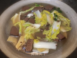 白菜鸡红汤的做法步骤：6