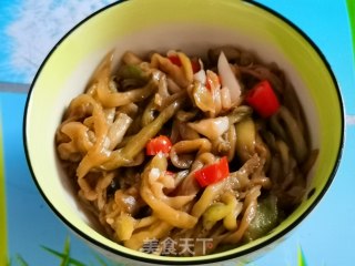 清炒白茄的做法步骤：10