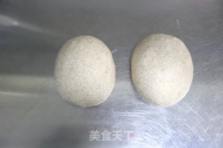 黑全麦老面肉松吐司的做法步骤：6