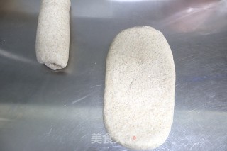 黑全麦老面肉松吐司的做法步骤：7