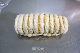 黑全麦老面肉松吐司的做法步骤：11