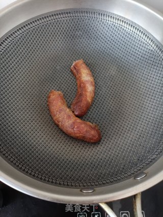 烤肠萝卜苗手抓饼的做法步骤：5