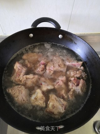 毛豆烧排骨的做法步骤：3