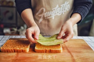 肉松芝心三明治的做法步骤：6