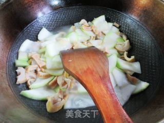 羊尾笋炒蒲瓜的做法步骤：10