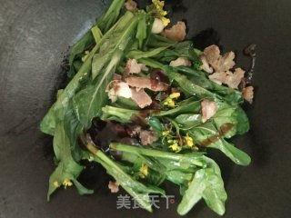 煮油爆炒甜菜心❤️的做法步骤：4