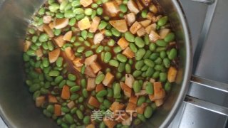 干煸虾蓉毛豆的做法步骤：5