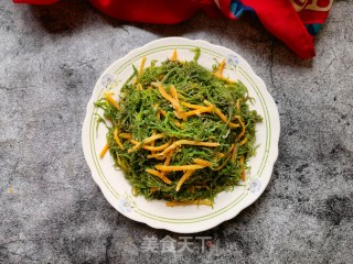 胡萝卜蒸扫帚苗的做法步骤：11