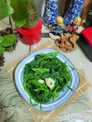 白灼番薯叶的做法步骤：7