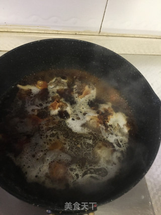牛尾面的做法步骤：3