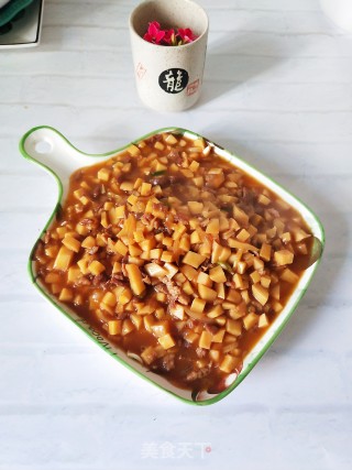 杏鲍菇肉卤的做法步骤：10