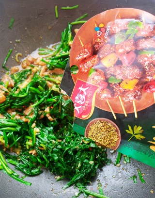韭菜炒肉的做法步骤：10