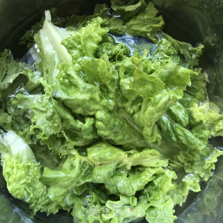 香蕉生菜汁的做法步骤：2