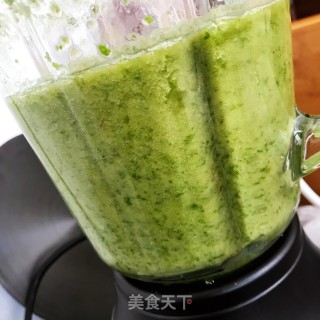 香蕉生菜汁的做法步骤：6
