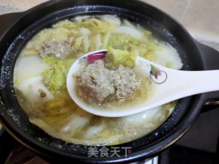 砂锅羊肉丸子汤的做法步骤：20