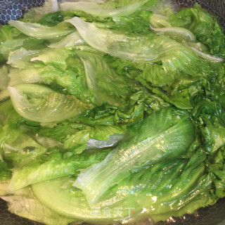 蒜蓉浇汁生菜的做法步骤：3