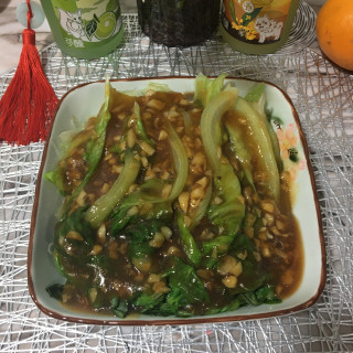 蒜蓉浇汁生菜的做法步骤：7