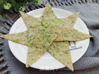 西蓝花蛋饼的做法步骤：11