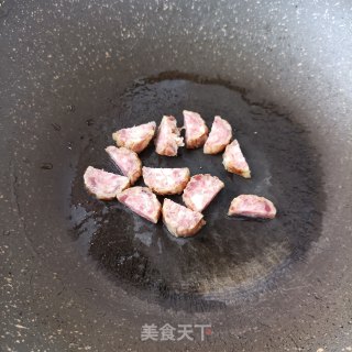 莴苣糯米肠沙拉的做法步骤：6