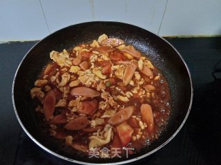 西红柿鸡蛋拌面的做法步骤：13