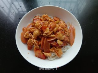 西红柿鸡蛋拌面的做法步骤：14