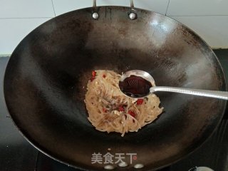 韭菜炒红薯粉的做法步骤：6