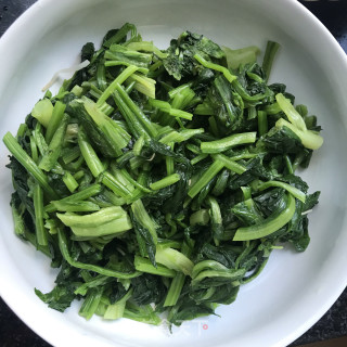 菠菜拌小豆芽的做法步骤：5