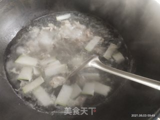 瘦肉猪肝冬瓜汤的做法步骤：3